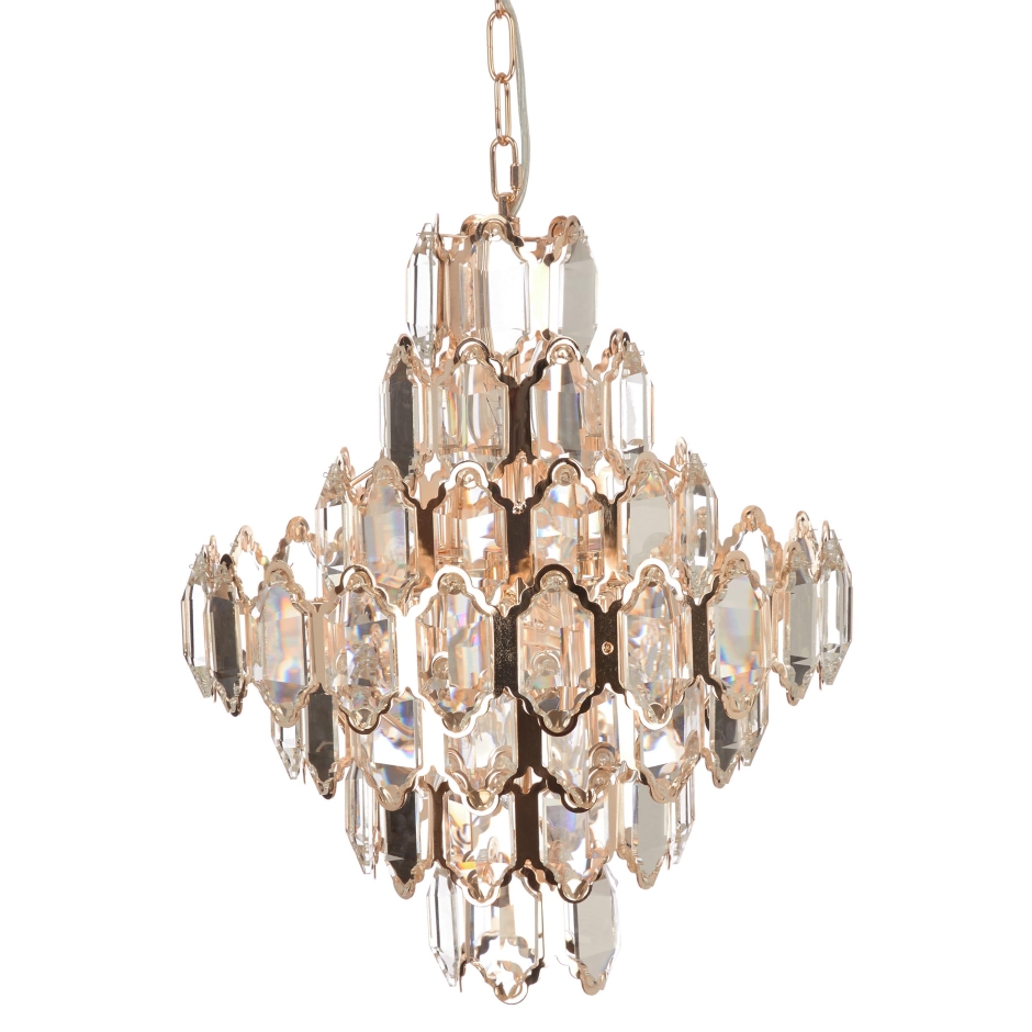 Люстра WINDSOR 50*43 (Rose Gold)