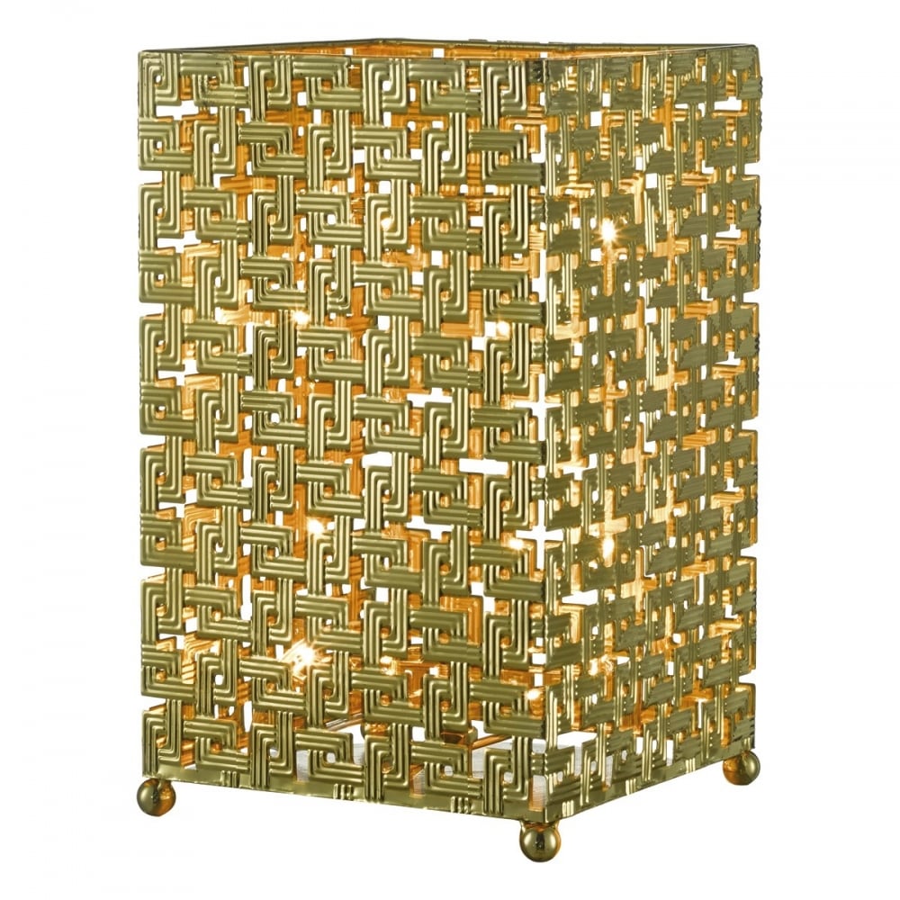 Свічник SQUARE SMALL 23*14 (Gold)