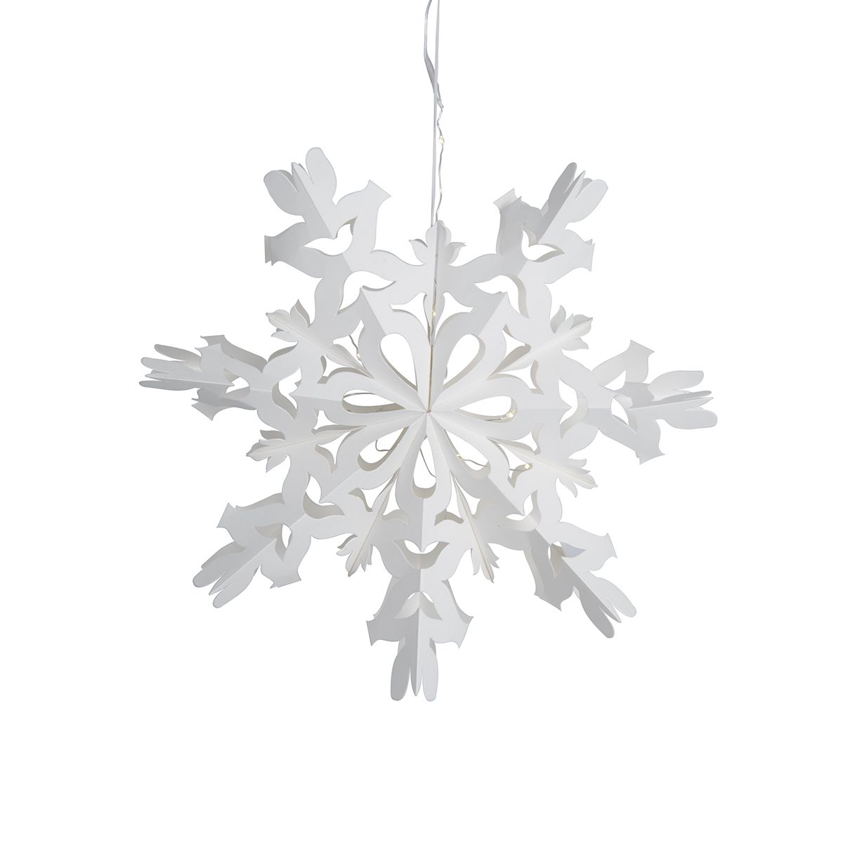 Ялинкова іграшка SNOWFLAKE LIGHT 20 MICRO 32cm (White)