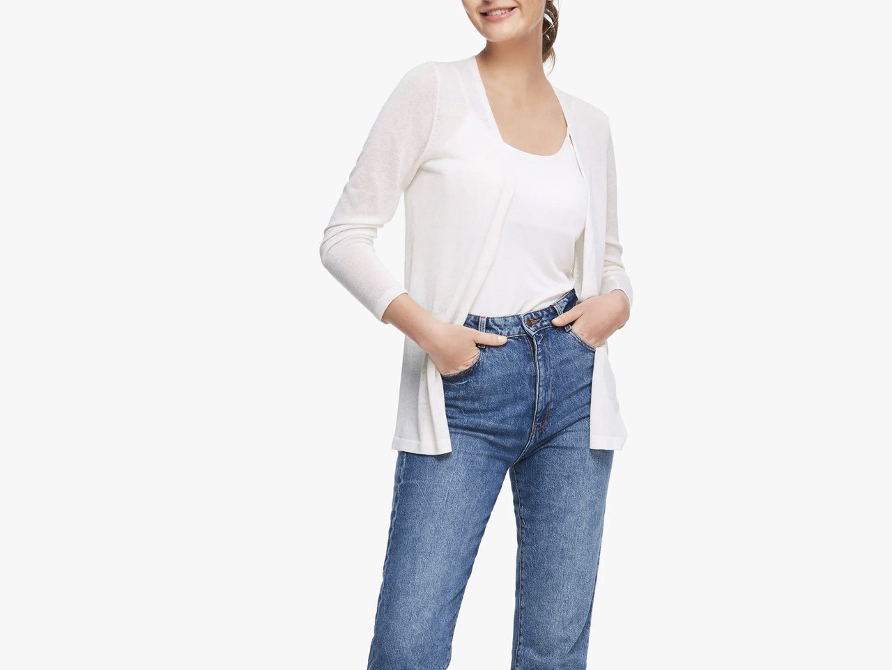 Кардиган CD 8272-41 Natural White