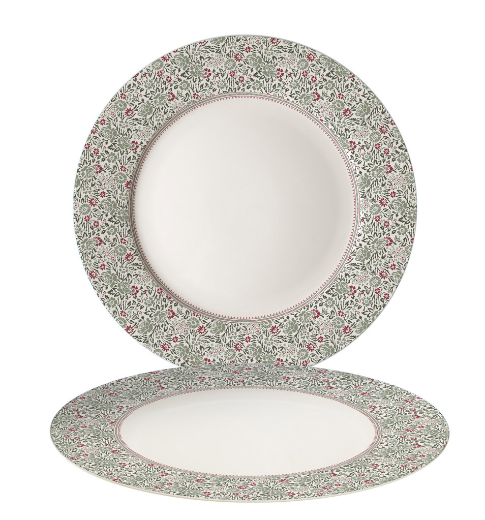Набір тарілок WILD CLEMATIS GIFTBOX SET OF2 PLATES Ø23 (Multi)