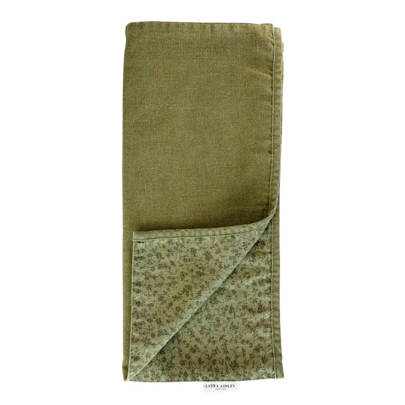 Серверувальна доріжка WILD CLEMATIS Table runner Double Sided 40*150 (Sage green)