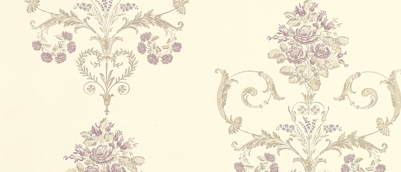 Шпалери зі стильним квітковим малюнком HENRIETTA (Lavender)