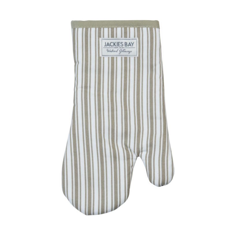 Рукавиці для гарячого Jackies Bay у смужку, сірі