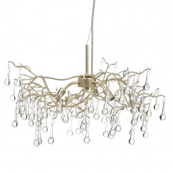 Люстра увигляді гілочок верби на 53 лампочки WILLOW 3 LIGHT CHANDELIER CHAMPAGNE