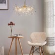 Люстра увигляді гілочок верби на 53 лампочки WILLOW 3 LIGHT CHANDELIER CHAMPAGNE