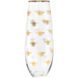 Склянка BEE FLUTE GLASS 16*5 (Gold) Склянка BEE FLUTE GLASS 16*5 (Gold)