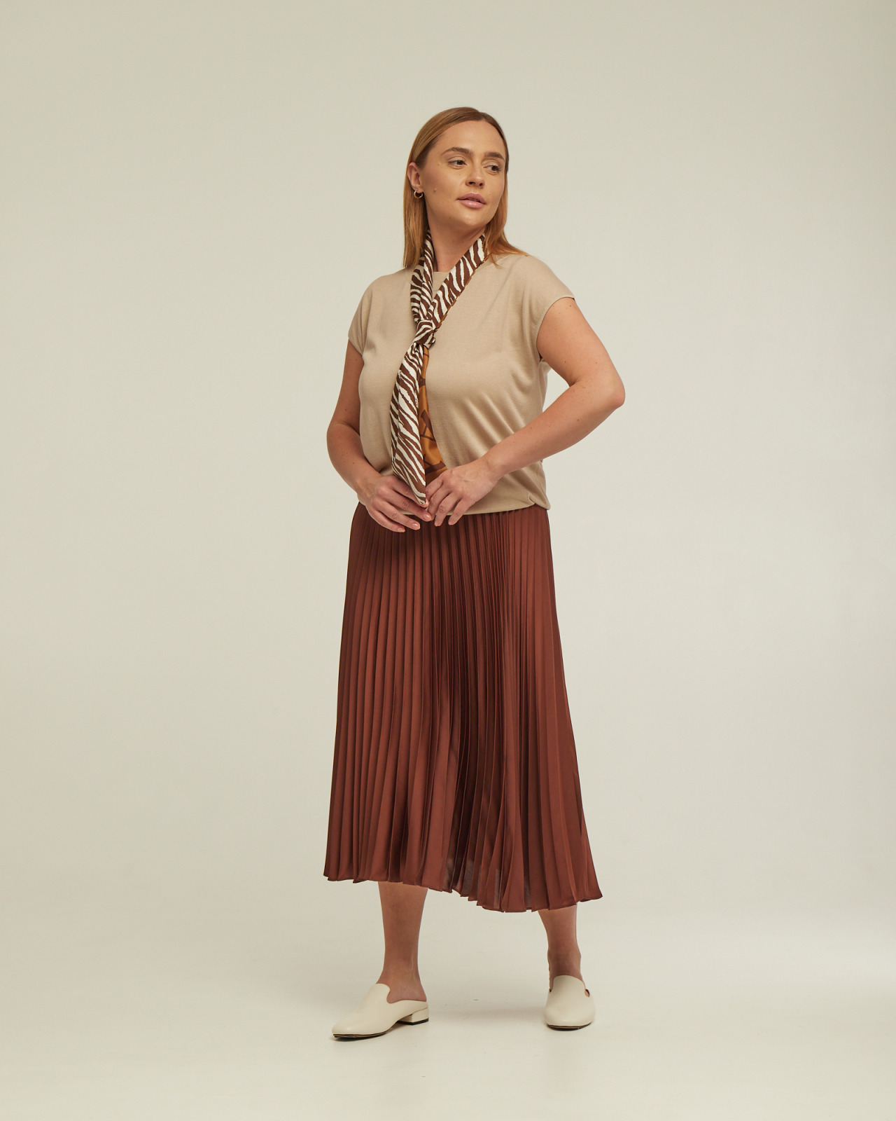 Спідниця MS 9620-163 Dark Coffee