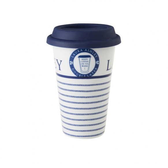 Чашка CANDY STRIPE COFFEE CUP 10*14,8, 330ml (Blue)
