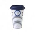 Чашка CANDY STRIPE COFFEE CUP 10*14,8, 330ml (Blue)