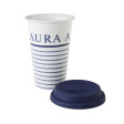 Чашка CANDY STRIPE COFFEE CUP 10*14,8, 330ml (Blue)