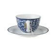 Чашка з блюдцем SWEET ALYSSUM Cup 260ml and Saucer Ø15 (Blue)