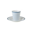 Чашка з блюдцем CANDY STRIPE ESPRESSO CUP 6*6, 90ml & SAUCER Ø12 (Blue) Чашка з блюдцем CANDY STRIPE ESPRESSO CUP 6*6, 90ml & SAUCER Ø12 (Blue)