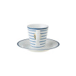 Чашка з блюдцем CANDY STRIPE ESPRESSO CUP 6*6, 90ml & SAUCER Ø12 (Blue) Чашка з блюдцем CANDY STRIPE ESPRESSO CUP 6*6, 90ml & SAUCER Ø12 (Blue)