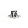 Чашка з блюдцем HERITAGE Cup Espresso 90ml. and Saucer Ø12 (Midnight)