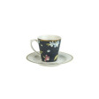 Чашка з блюдцем HERITAGE Cup Espresso 90ml. and Saucer Ø12 (Midnight)