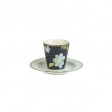 Чашка з блюдцем HERITAGE Cup Espresso 90ml. and Saucer Ø12 (Midnight)