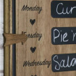 Декоративна дошка WEEKLY MENU BLACKBOARD 66*30 *3 (Natural)