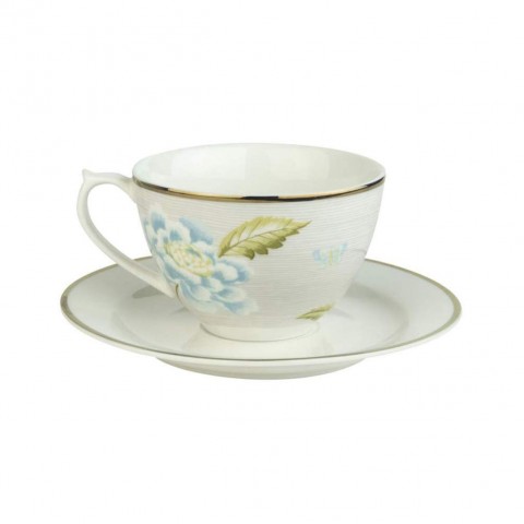 Чашка з блюдцем HERITAGE Cup 260ml and Sauce Ø15  (Cobblestone Pinstripe)