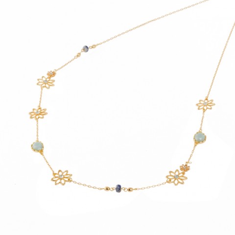 Біжутерія JW 10505 Light Blue/Gold