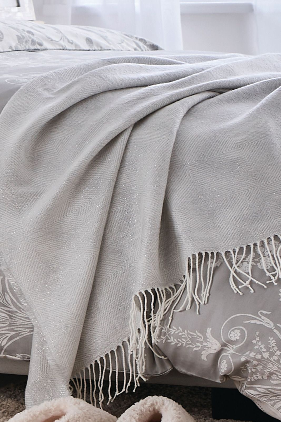 Плед PAYTON 127*152 (Silver)