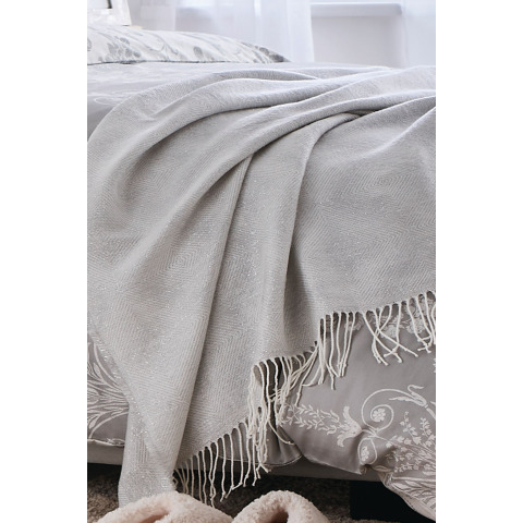 Плед PAYTON 127*152 (Silver)