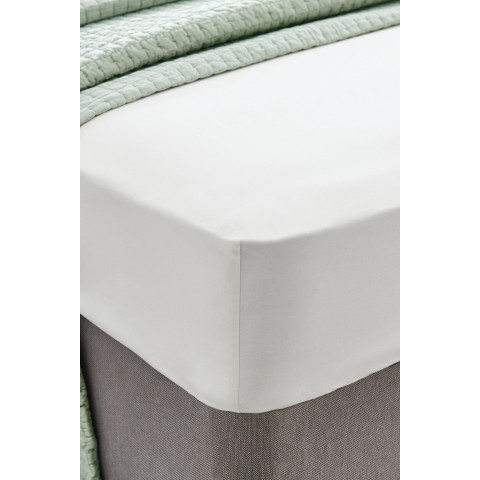 Простинь FITTED 400TC SG 90*190*32 (White)