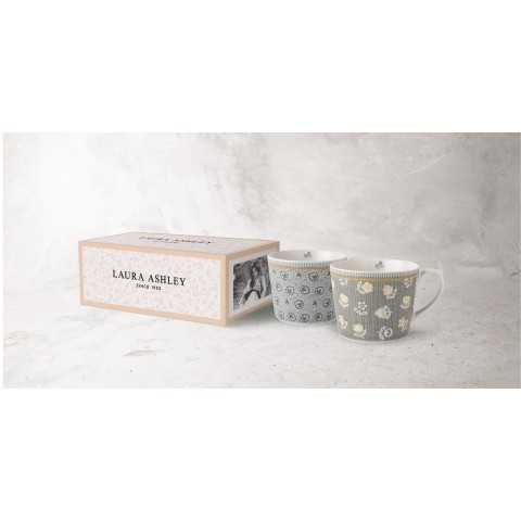 Набір чашок SET OF 2 MUGS IN GIFTBOX 300ml (Multi Flowers)