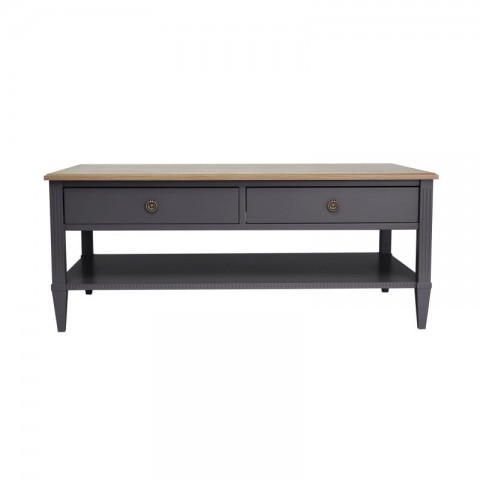 Стіл ELEANOR 2DRW COFFEE TABLE 45*110*60 (Charcoal)