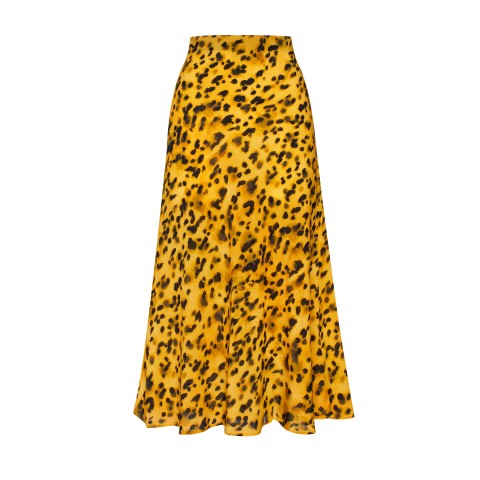 Спідниця MS 9527-07 Leopard in Yellow