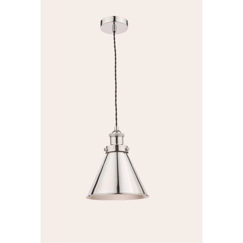 Люстра RUFUS 1LT 130cm wire Ø18 (Polished chrome)