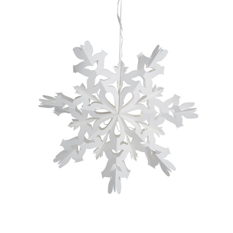 Ялинкова іграшка SNOWFLAKE LIGHT 20 MICRO 32cm (White)