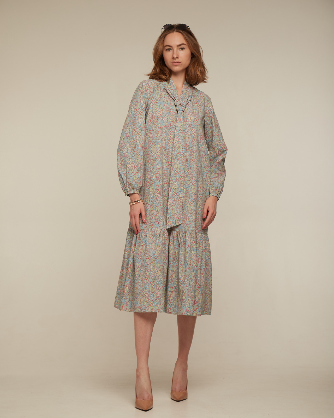 Сукня MD 004/2 KA Turquoise paisley (Liberty)