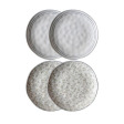 Набір 4-х тарілок ARTISAN Set 4 PLATE Ø23 (White/Flower WCL)