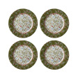 Набір 4-х тарілок STOCKBRIDGE Giftset 4 PLATE Ø20 (Green/White)
