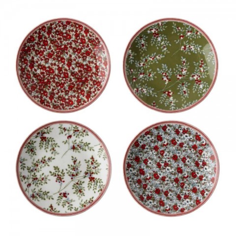 Набір 4-х тарілок STOCKBRIDGE Giftset 4 PETIT Ø12 (Multi 4 colors)