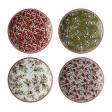 Набір 4-х тарілок STOCKBRIDGE Giftset 4 PETIT Ø12 (Multi 4 colors)