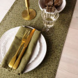 Серверувальна доріжка WILD CLEMATIS Table runner Double Sided 40*150 (Sage green)
