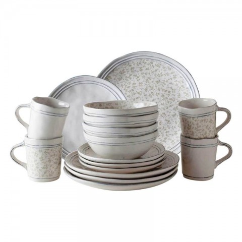 Сервіз з 16 предметів ARTISAN Giftset 16 Pcs (White/Flower WCL)