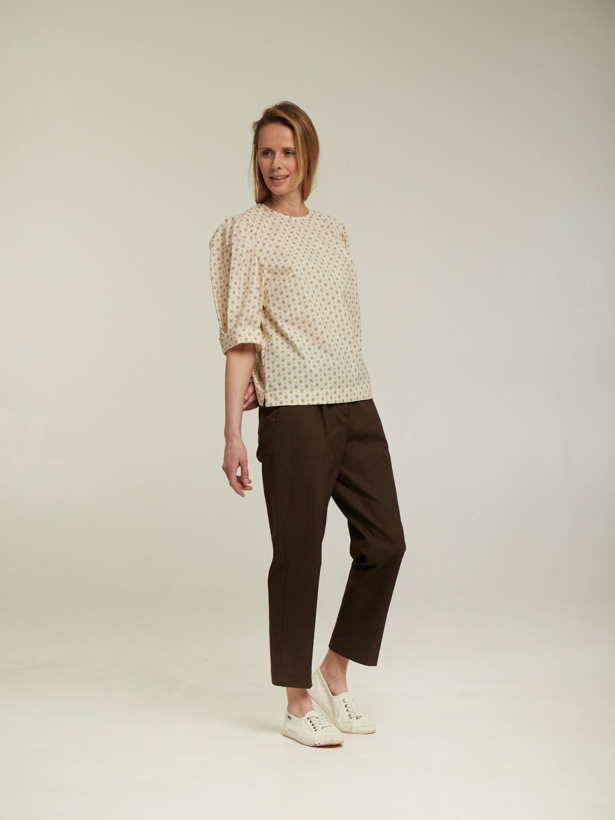 Блуза BL 206/1 KA Cream Navy