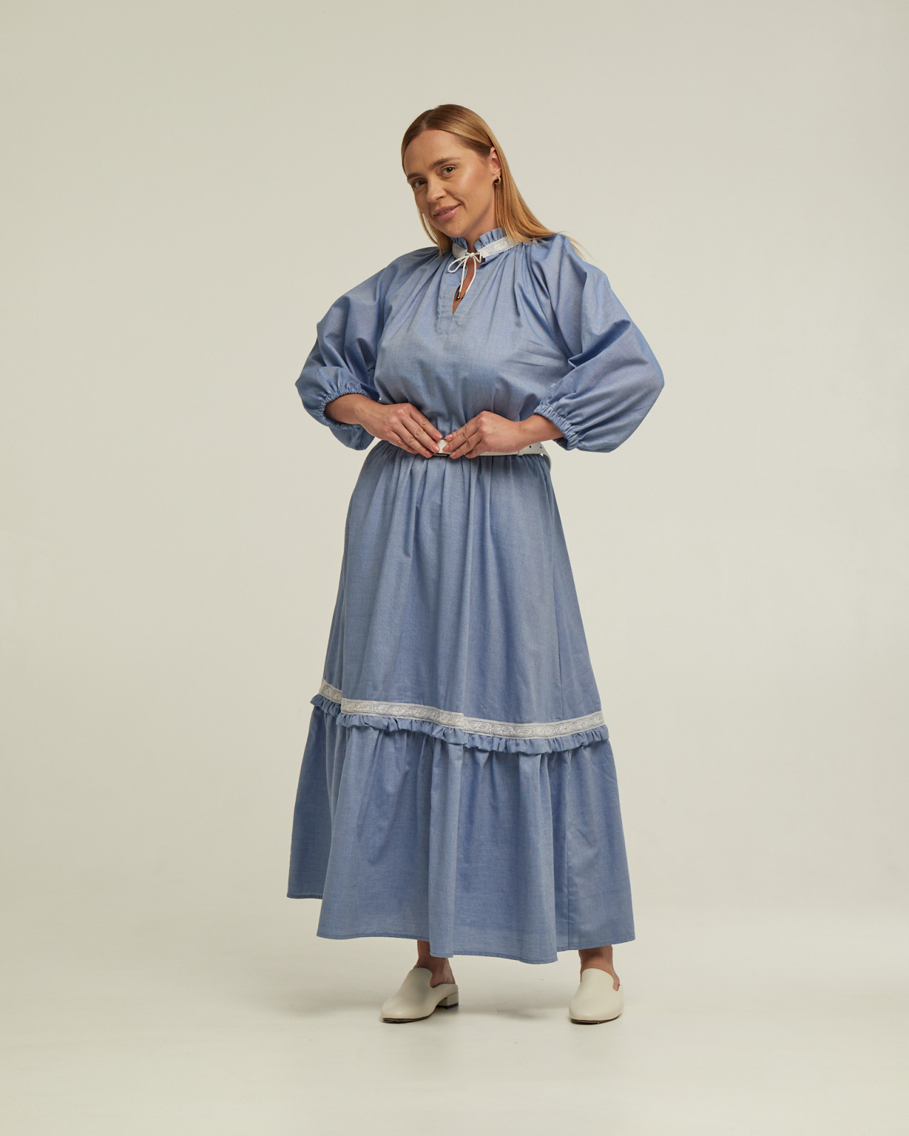 Сукня MD 201 KA Azulino Dobby