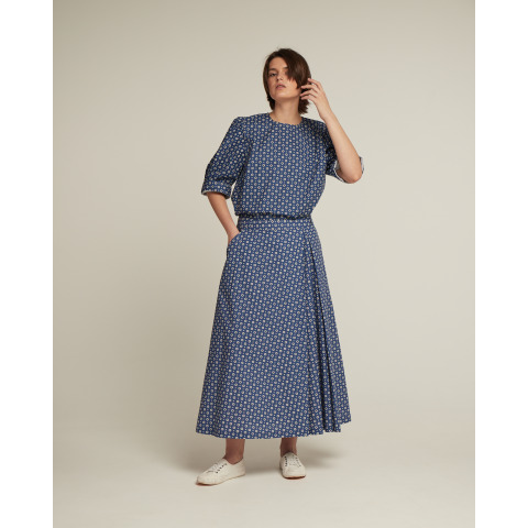 Спідниця MS 001/5 KA Navy/White