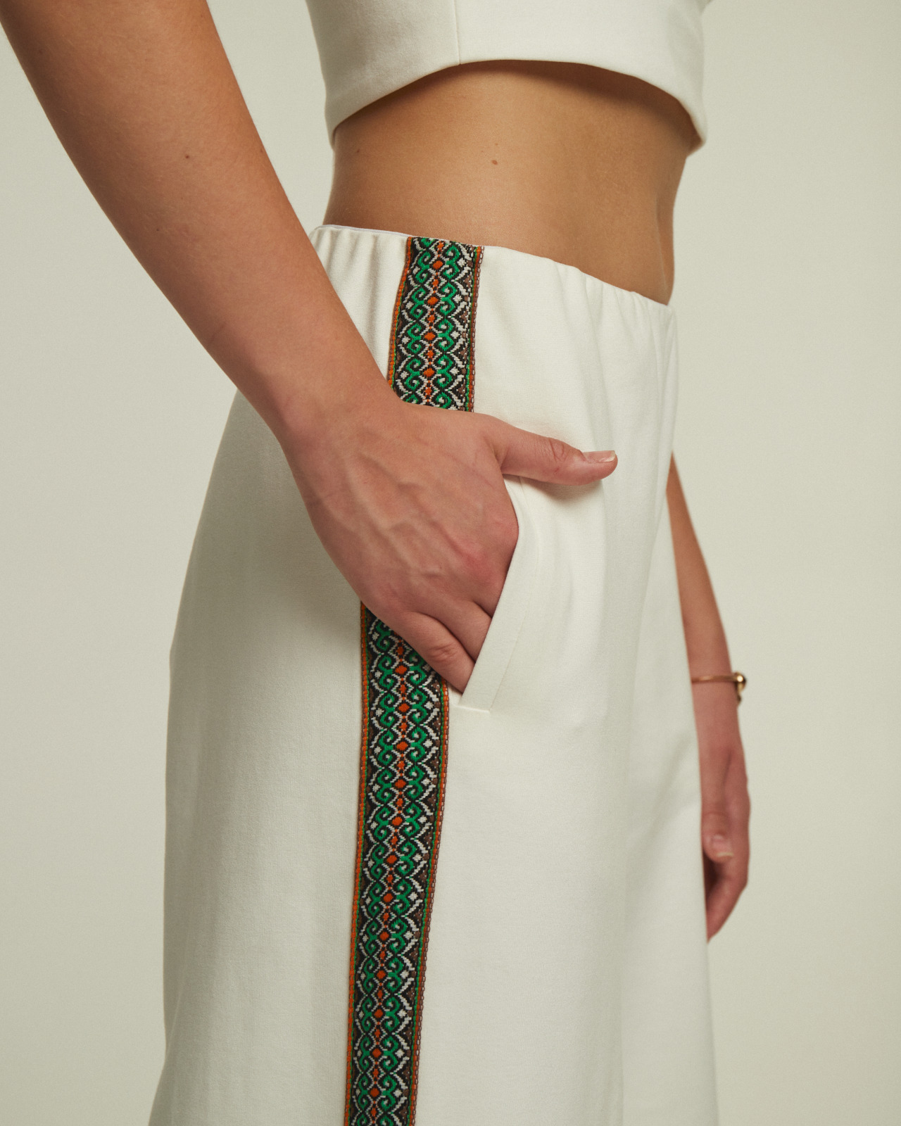 Штани TR 301-2 LZ (Молочний-зелений)