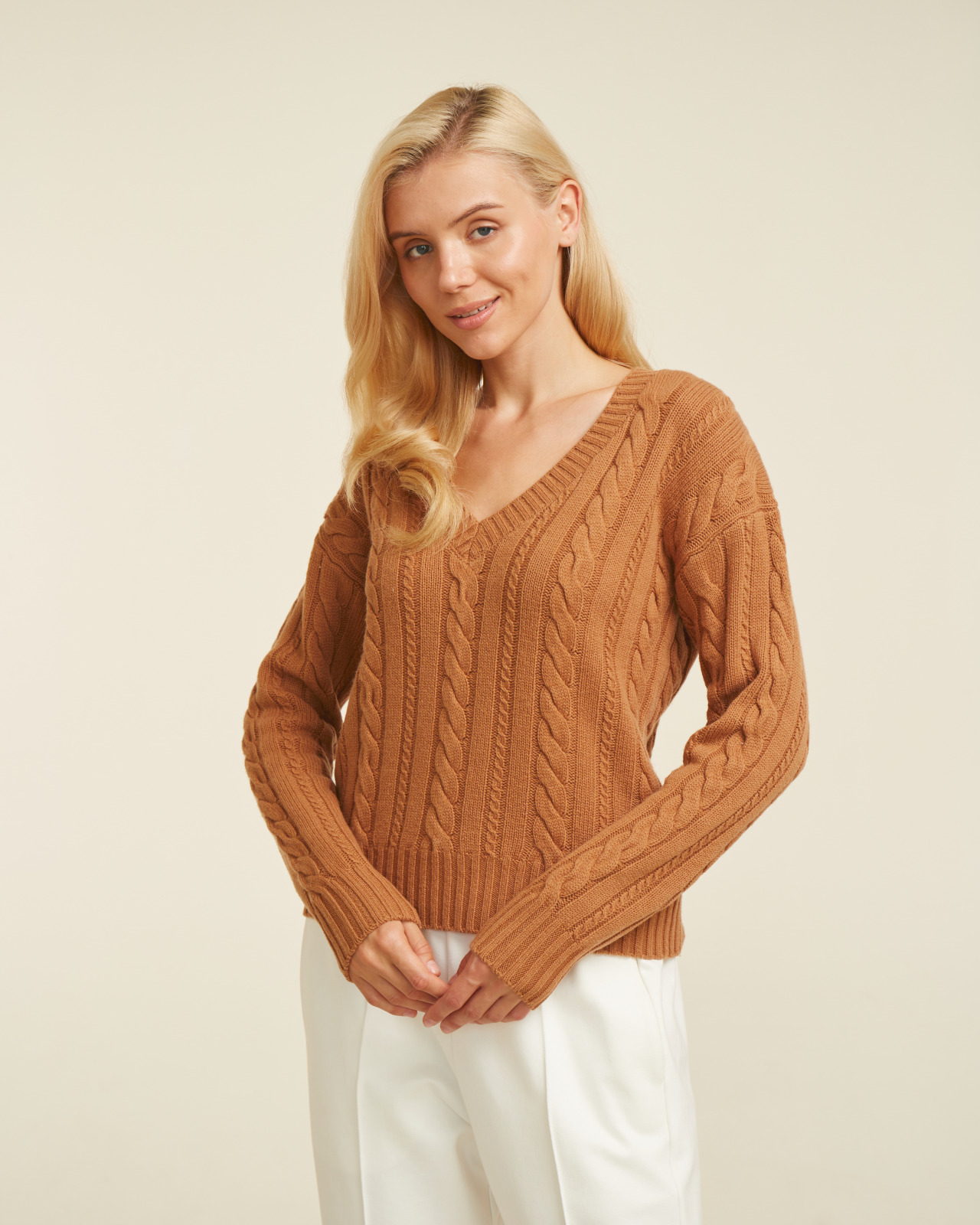 Пуловер JP 8325-375 Toffee