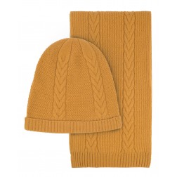 Набір шапка та шарф SH 6237-W08 Orange