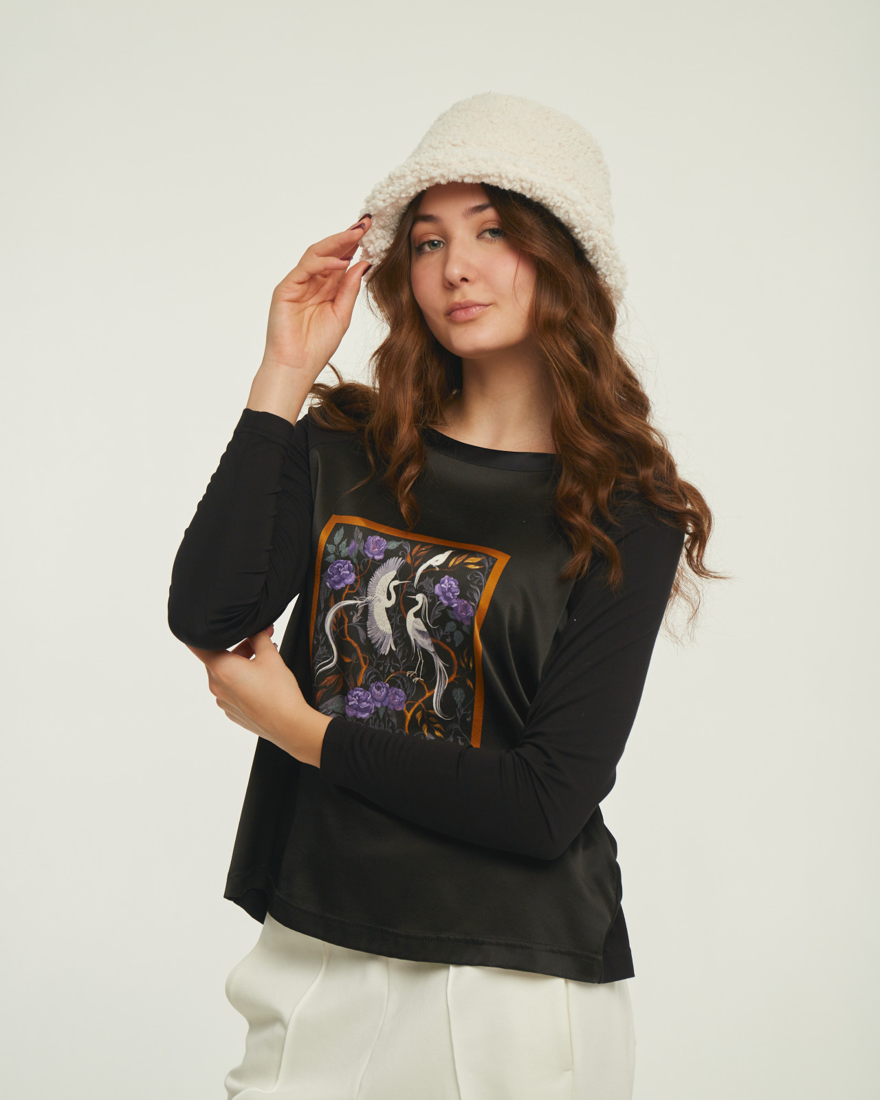 Футболка-реглан TS 301 KA Чорний Птаха