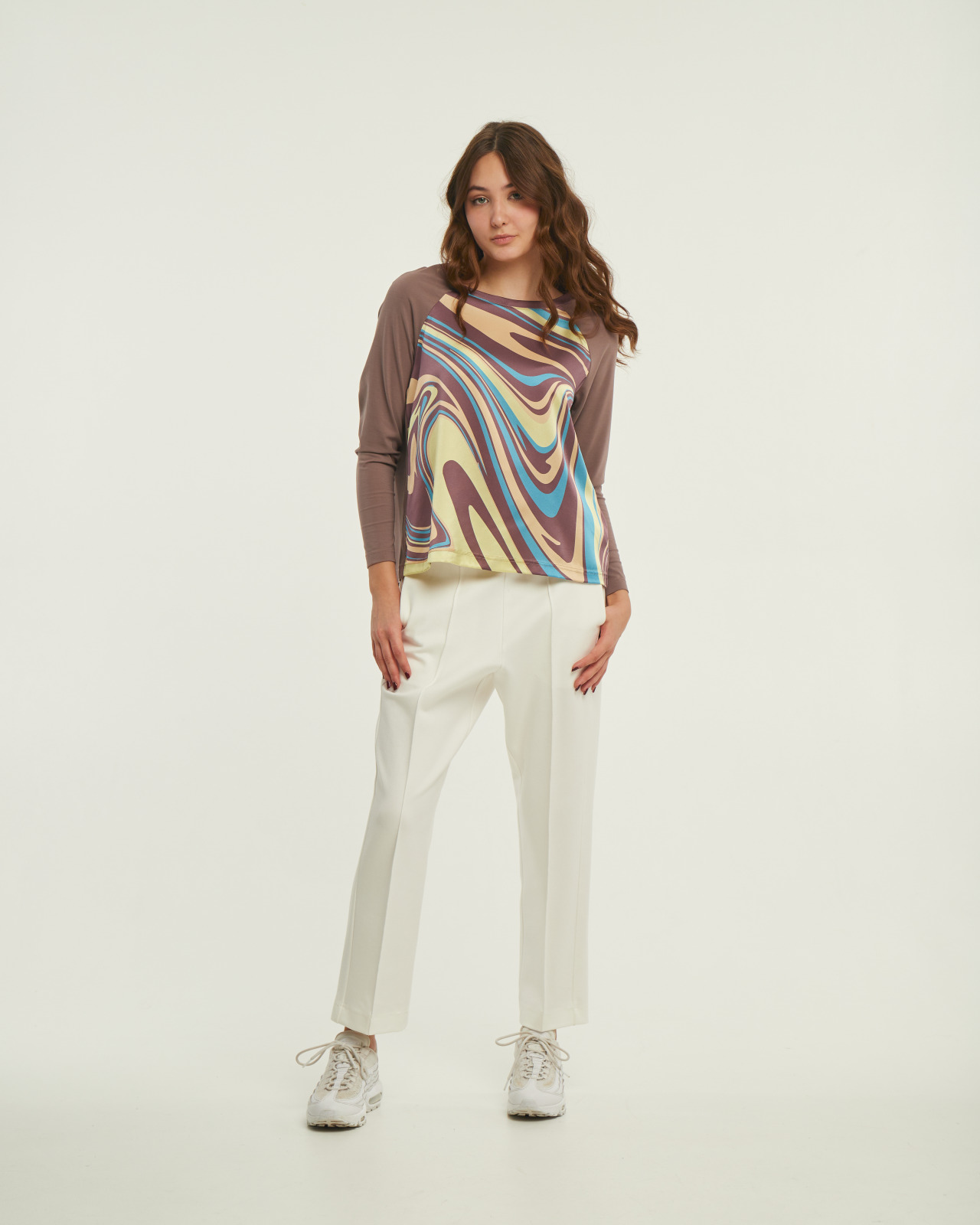 Футболка-реглан TS 301/1 KA Бірюза Мармур