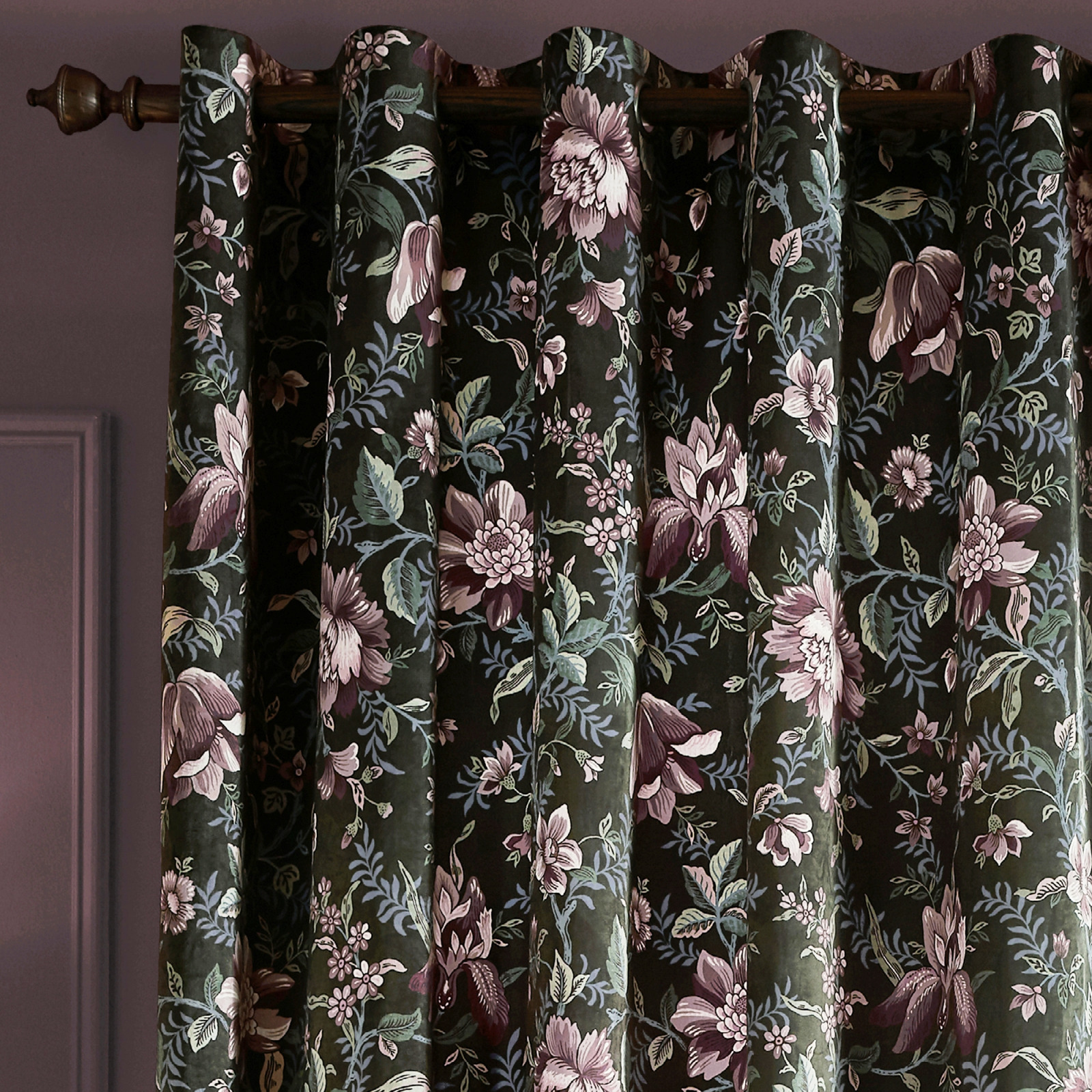 Штора EDITAS GARDEN pair 90*228 (Charcoal)