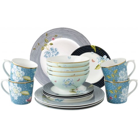 Сервіз з 16 предметів Heritage Giftset 16 pcs Blue/Grey