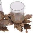 Свічник для 3-х свічок Corrina Leaf Triple Votive Candleholder